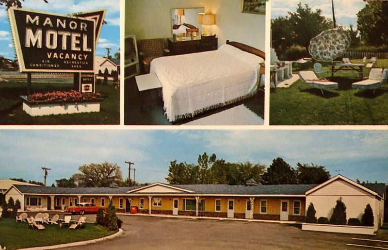 Manor Motel - Vintage Postcard (newer photo)